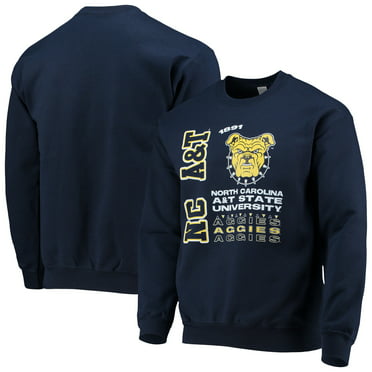 Icon North Carolina A&T State University Mens Long Sleeve Hooded Tee 